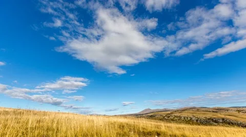 Tableland Time Lapse with sunny sky 4K 스톡 동영상 47104683