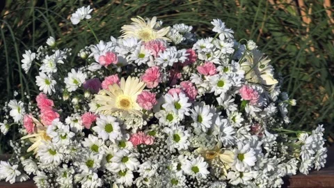 Tables and services prepared for invitations and weddings Video stock 292769605