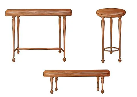 Tables Stock Illustration