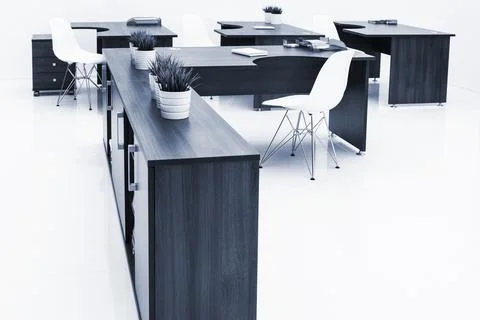 Tables with reflection Stock Photos