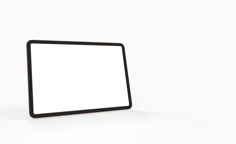 Tablet 3d computer with blank screen Stock Illustration