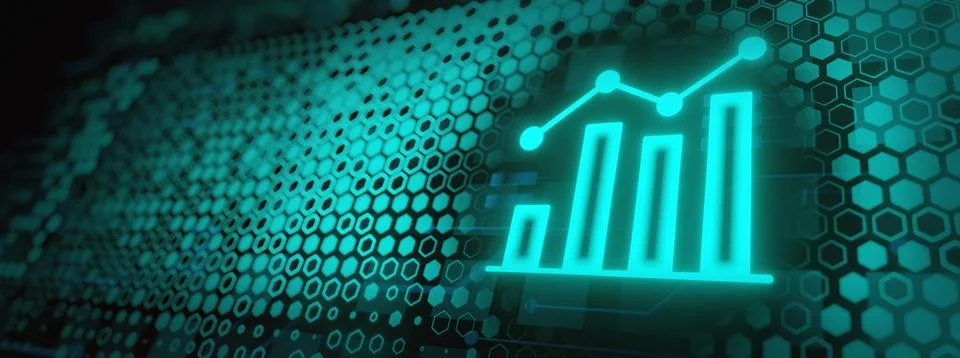 Tablet analyzing sales data and economic growth graph chart. Business strateg 스톡 일러스트