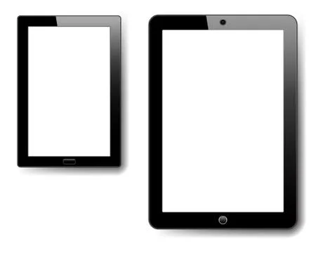 Tablet and Notebook Stock Illustration