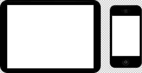 Tablet and Smart Phone Stock Illustration