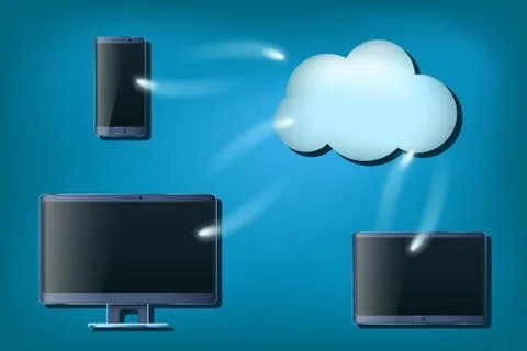 Tablet and smartphone Stock Illustration
