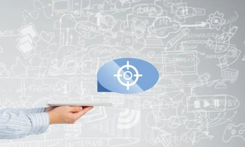 Tablet application icon Stock Photos