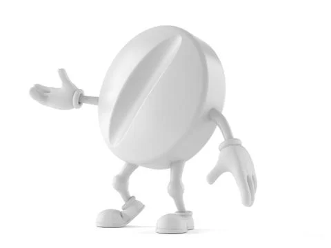 Tablet character Stock Illustration