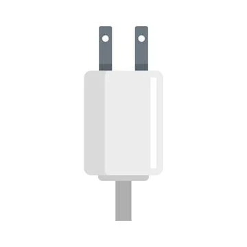 Tablet charger icon flat isolated vector Illustrazione stock