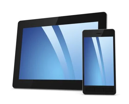 Tablet computer 3d illustration Stock Illustration