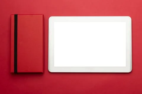 Tablet computer with black friday campaign mockup template for your design Stock Photos