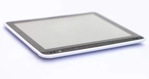 Tablet computer with blank touch screen Stockfoto's