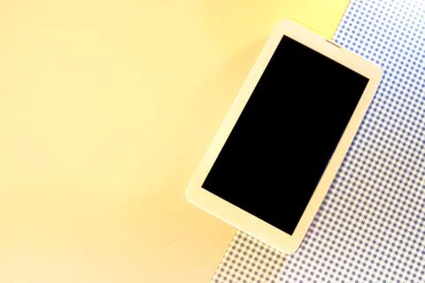 Tablet computer desk Foto stock