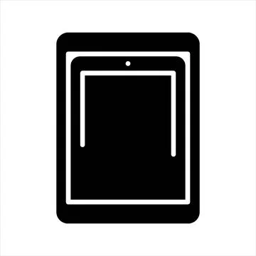 Tablet computer device icon 8K ultra quality image ratio with computer, por.. イラスト素材