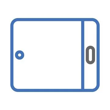 Tablet computer icon. Concept of technology, communication, and digital devic Illustrazione stock