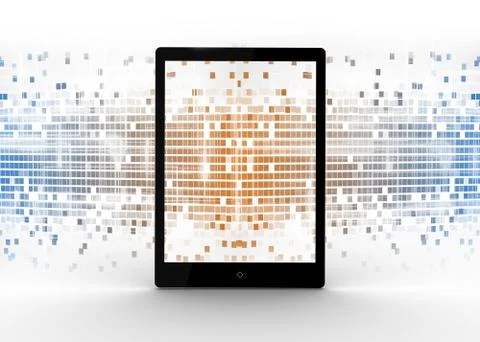 Tablet computer 库存插图