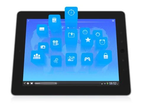 Tablet computer Illustrazione stock
