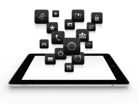 Tablet computer Stock Illustration