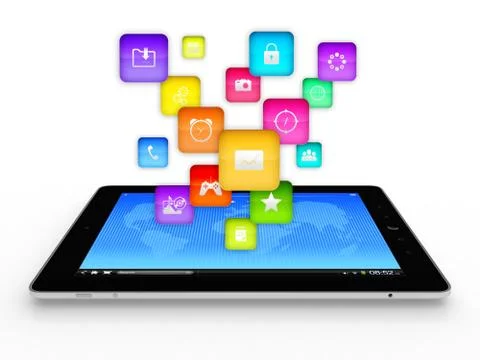 Tablet computer Stock Illustration