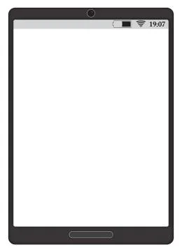 Tablet Computer Stock Illustration