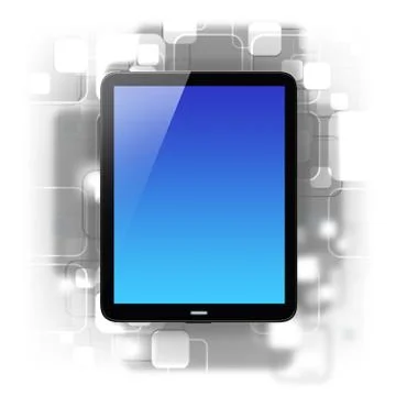 Tablet computer input device Stock Illustration