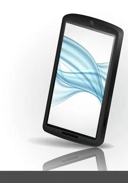 Tablet Computer Mobile Phone. Tablet Computer Mobile Phone. Vector Illustr... 스톡 사진