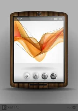 Tablet Computer Mobile Phone. Tablet Computer Mobile Phone. Vector Illustr... 스톡 사진