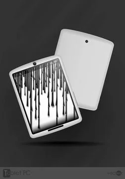 Tablet Computer Mobile Phone Tablet Computer Mobile Phone. Vector Illustra... 스톡 사진