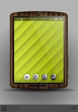 Tablet Computer, Mobile Phone Tablet Computer, Mobile Phone. Vector Illust... Foto stock