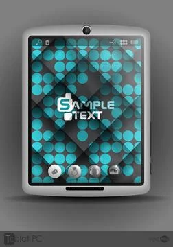 Tablet Computer, Mobile Phone Tablet Computer, Mobile Phone. Vector Illust... Foto stock