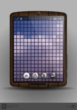 Tablet Computer, Mobile Phone Tablet Computer, Mobile Phone. Vector Illust... 스톡 사진