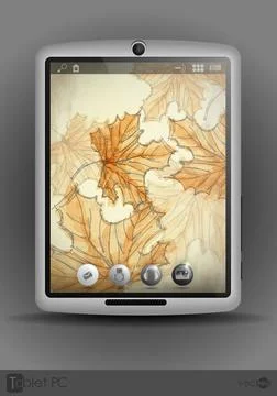 Tablet Computer, Mobile Phone Tablet Computer, Mobile Phone. Vector Illust... 스톡 사진