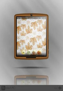 Tablet Computer, Mobile Phone Tablet Computer, Mobile Phone. Vector Illust... Foto stock