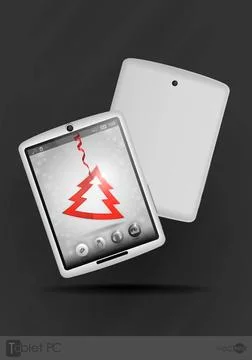 Tablet Computer, Mobile Phone Tablet Computer, Mobile Phone. Vector Illust... 스톡 사진