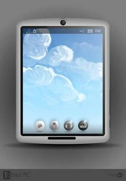 Tablet Computer, Mobile Phone Tablet Computer, Mobile Phone. Vector Illust... Fotos de archivo