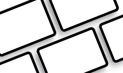 Tablet Computer Mockup for Mobile App Design Stock Illustration