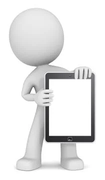 Tablet Computer Pad. Illustrazione stock