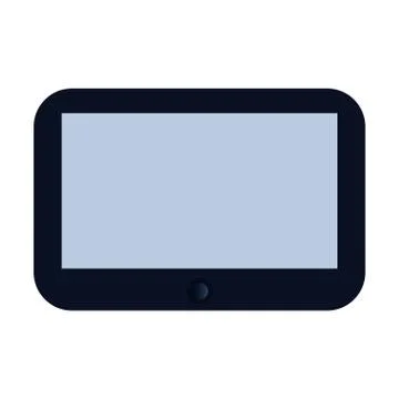 Tablet computer tech Illustrazione stock