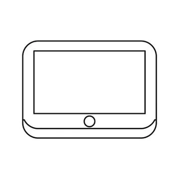 Tablet computer tech イラスト素材