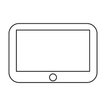 Tablet computer tech イラスト素材