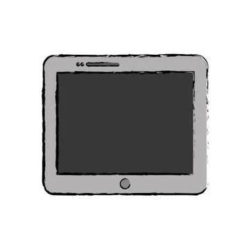 Tablet computer technology Stock Illustration