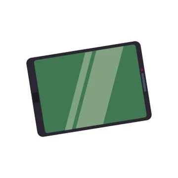 Tablet computer technology Illustrazione stock