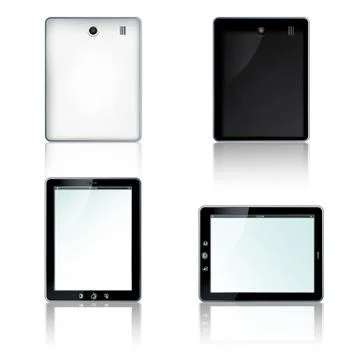 Tablet computer, vector Stock Illustration