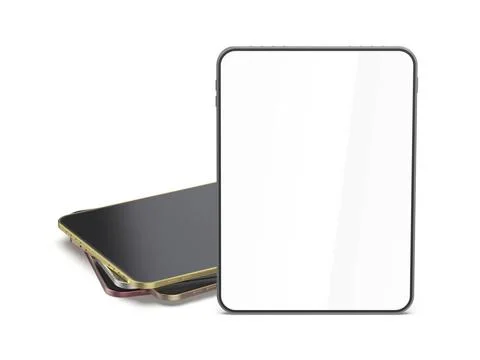 Tablet computers with different colors Tablet computers with different col... Stock Photos