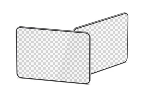 Tablet computers with empty sceeens Stock Illustration