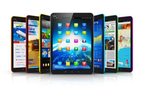 Tablet computers Ilustração Stock