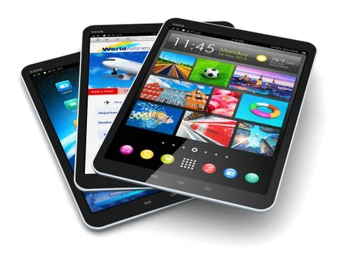 Tablet computers Stock Illustration