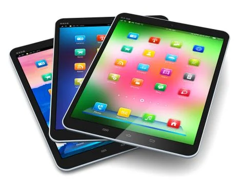 Tablet computers Stock Illustration