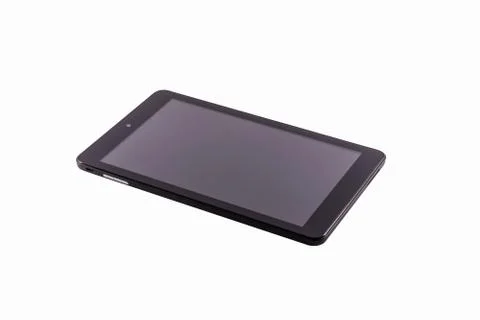 Tablet computers isolated on white Stock Photos