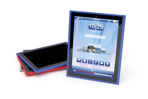 Tablet computers Tablet computers with different colors Copyright: xZoonar... Stock Photos