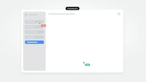 Tablet Dashboard UI UX Flow Vector Interface Mockup Animation Horizontal App Stock-Footage 346163651